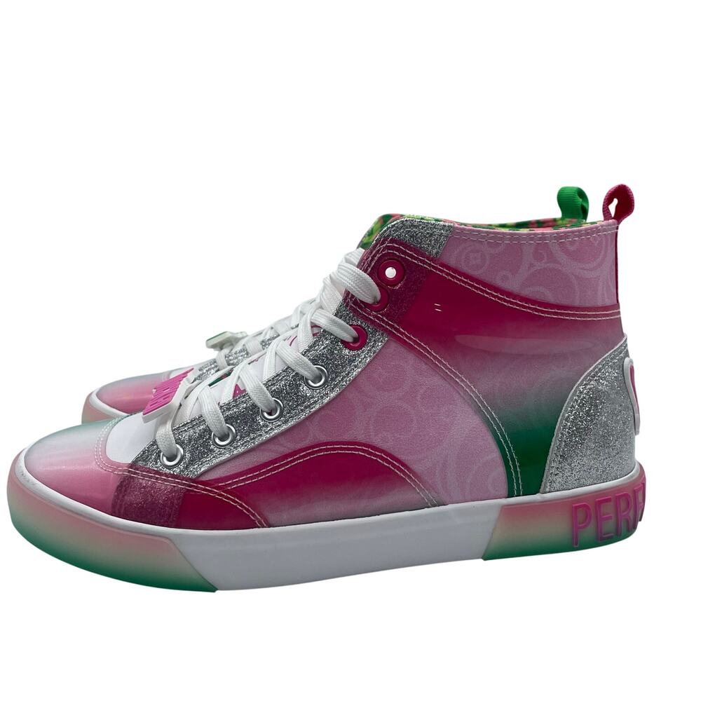 Wicked Ground Up High Top Shoes Green White Pink Womens 9.5